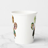 マザーズ・デイ・ドッグ・ママ | 5 Paw印刷フォトコラージュ 紙コップ (右)