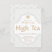 マザーズ・デイ・ハイ・ティー・招待状 招待状 (正面/裏面)