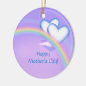 マザーズ・デイ・ハイ・ハート セラミックオーナメント (左)