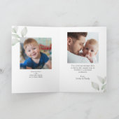 マザーズ・デイ・ハート型フォトコラージュの緑 カード (内部)