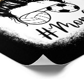 マザーズ・デイ・バレーボールとサッカーのママ・ライフMessy B ポスター (角)