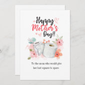 マザーズ・デイ・パンデミックパーソナライズされた年 シーズンカード (正面/裏面)