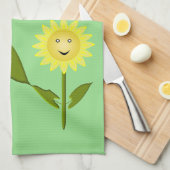 マザーズ・デイ・ヒマワリ キッチンタオル (四つ折り)