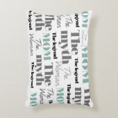 マザーズ・デイ・ピロータイポグラフィ モダン アクセントクッション (正面(垂直))