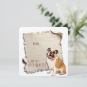 マザーズ・デイ・ブルドッグ・ママ・カード カード (スタンド正面)