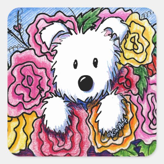 マザーズ・デイ・ブーケ スクエアシール (正面)