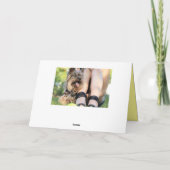 マザーズ・デイ・ペット・グリーティング カード (裏面)