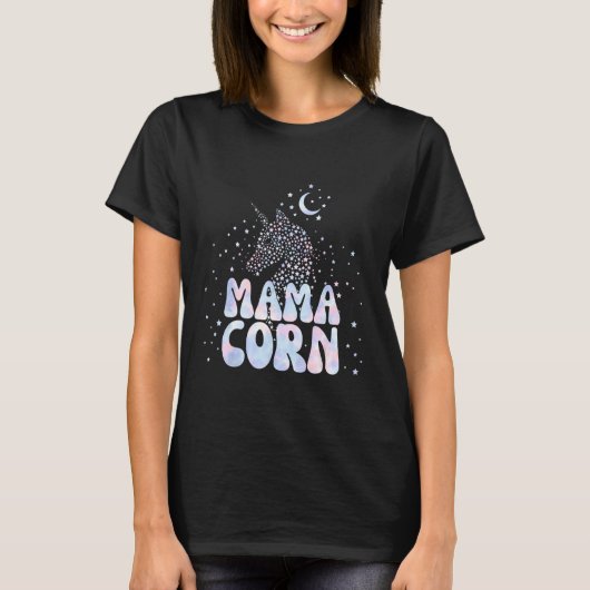 マザーズ・デイ・ユニコーンママママコーン Tシャツ (正面)