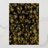 マザーズ・デイ・ランチ 箔招待状 (裏面)