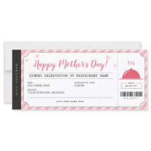 マザーズ・デイ・レストラン予約ギフト券