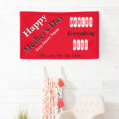 マザーズ・デイ・簡単・テーラー 横断幕 (インサイチュ)