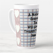 マザーズ·トレジャー カフェラテマグ (左アングル)