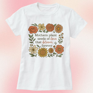 マザーズ・プラントシーズ・オブ・ラブ秋フローラ Tシャツ