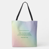 マザーズ&レインボーズマザーズデイトートバッグ トートバッグ (裏面)