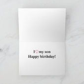 マザーソンペンギンズ誕生日 カード (内部)