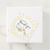 マザーダックとアヒル赤ちゃんシャワーメッセージカード フェイバータグ (インサイチュ)