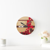 マザーデイラウンドクロック ラウンド壁時計 (ホーム)