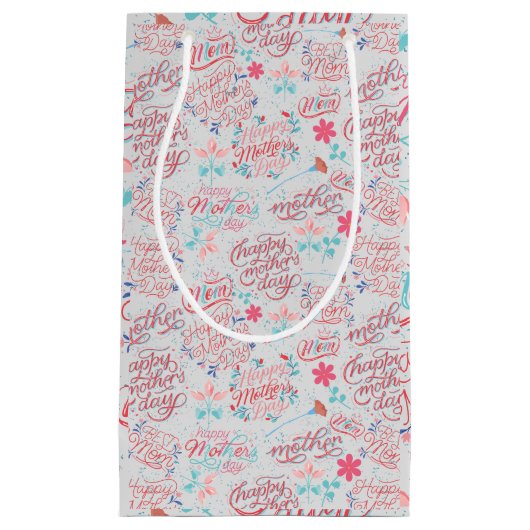 マザーデイBG 01オフホワイトBG スモールペーパーバッグ (正面)