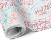 マザーデイBG 01オフホワイトBG ラッピングペーパー (ロールコーナー)