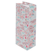 マザーデイBG 01オフホワイトBG ワインギフトバッグ (正面アングル)