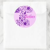 マザーデザイナー名ステッカー ラウンドシール (バッグ)