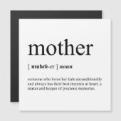 マザーデフィニション白色磁石 (正面/裏面)