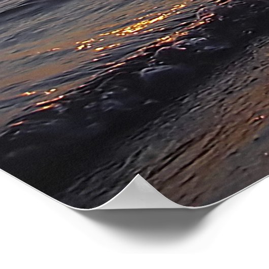 マザートゥドーターアドバイスオンサンセットビーチポスター ポスター (角)