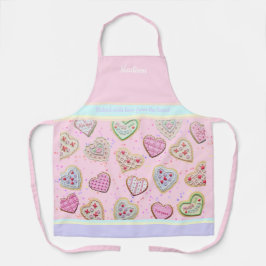 マザードーターカスタムハートクッキーパステル エプロン
