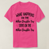 マザードータートリップバケーショントラベルファミリーバカイ Tシャツ (デザイン正面)