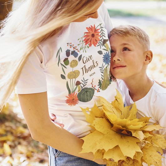 マザードーターマムサンクスギビング秋服 Tシャツ