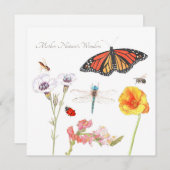 マザーネイチャー疑問に思ズフラットカード (正面/裏面)