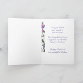 マザーハッピーイースターカラフルガーデンフラワーズ シーズンカード (内部)