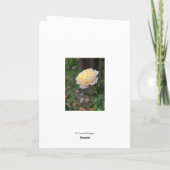 マザーハッピーバースデーイエローローズ カード (裏面)