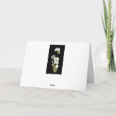 マザーハッピーバースデーホワイトラン カード (裏面)