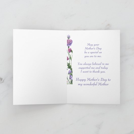 マザーハッピーマザーズデイカラフルガーデンフローラ シーズンカード (内部)