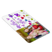 マザーハンドドロフラワーズハートことわざ マグネット (右側)