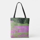 マザーハートオンピンクのワイルドフラワートートバッグ トートバッグ (裏面)