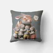 マザーバニーとベビー クッション (裏面)