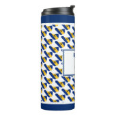 マザーバパーソナライズされたユ最高のンMOM MUM BARBADOS タンブラー (回転左)