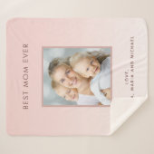 マザーバラ金ゴールド写真 シェルパブランケット (正面(横))