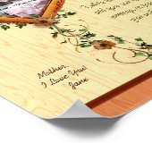 マザーバラ8x10フォトカスタムプリントテンプレート ポスター (角)