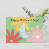 マザーバードアンドフラワーフラットホリデーカード シーズンカード (スタンド正面)