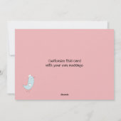 マザーバードアンドフラワーフラットホリデーカード シーズンカード (裏面)