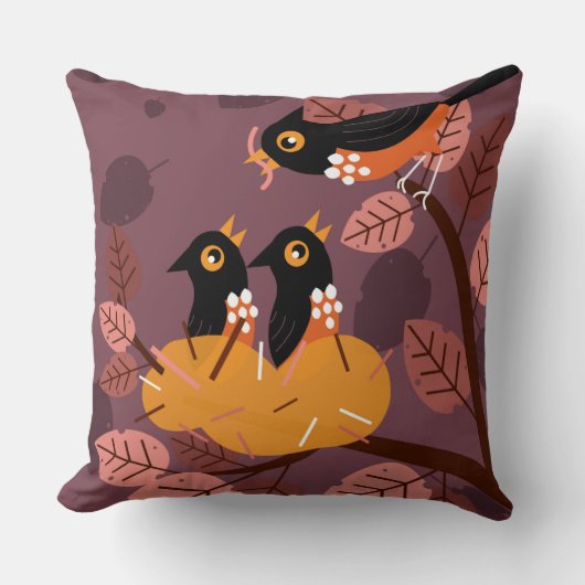 マザーバード化粧枕 クッション (正面)