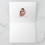 マザーバ食べ物を与えードズチックス – 自然イラストレーション カード (内部)