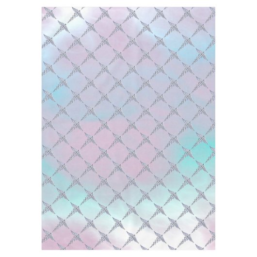 マザーパールデコールのカドゥセウス医療シンボル テーブルクロス (正面)