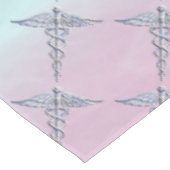 マザーパールデコールのカドゥセウス医療シンボル テーブルクロス (アングル)