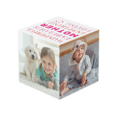 マザーファミリーフォトコラージュモダンタイポグラフィ フォトキューブ (裏面アングル)