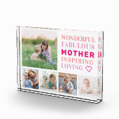 マザーファミリーフォトコラージュモダンタイポグラフィ フォトブロック (右)