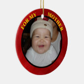 マザーフォトギフトラベル&オーナメント セラミックオーナメント (右)